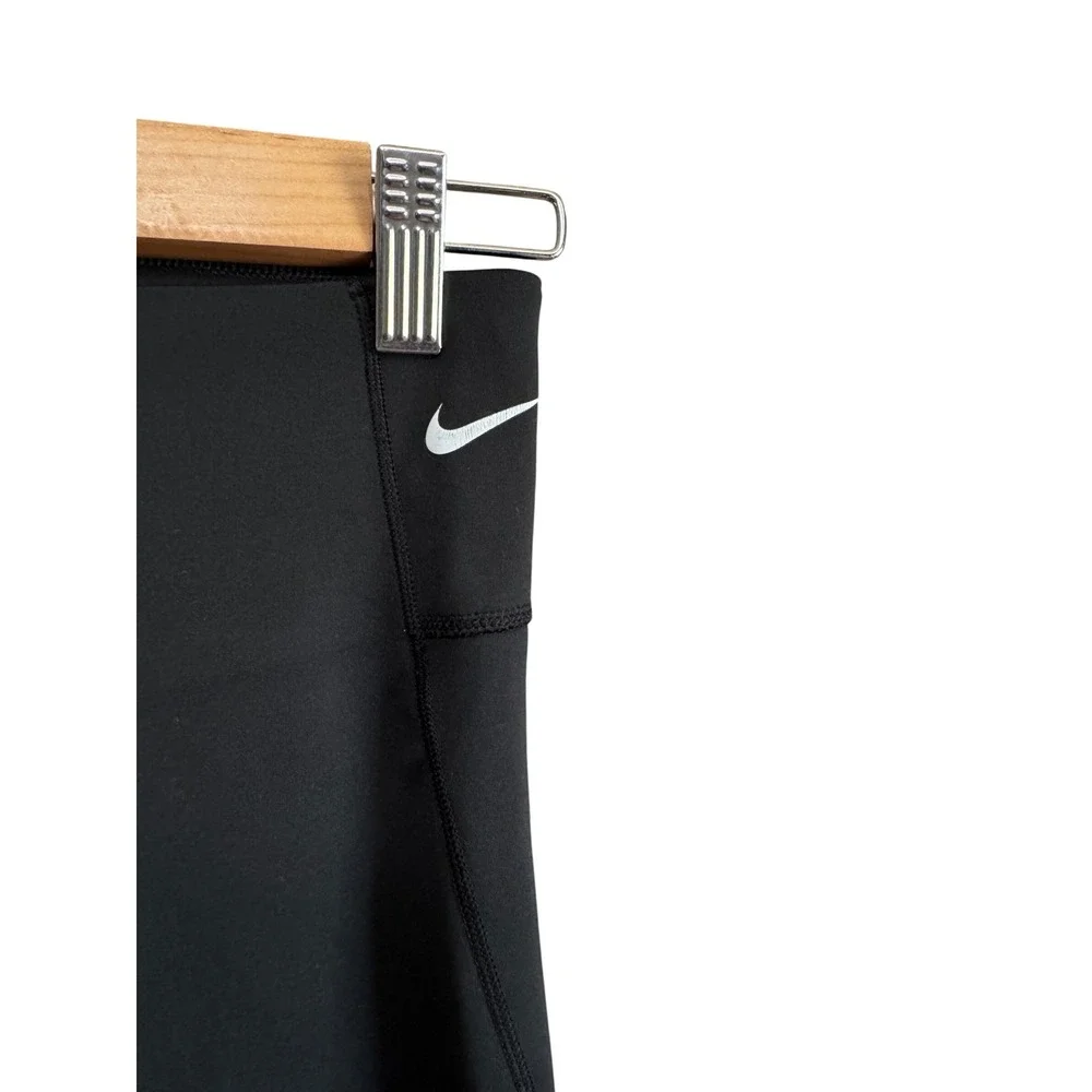 Nike Dri-FIT Leggings‎ Women Small Black Excellent High Rise Athletic